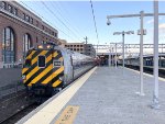 Amtrak Train # 417 with Ex-Metroliner Cab Car # 9636 in the lead 